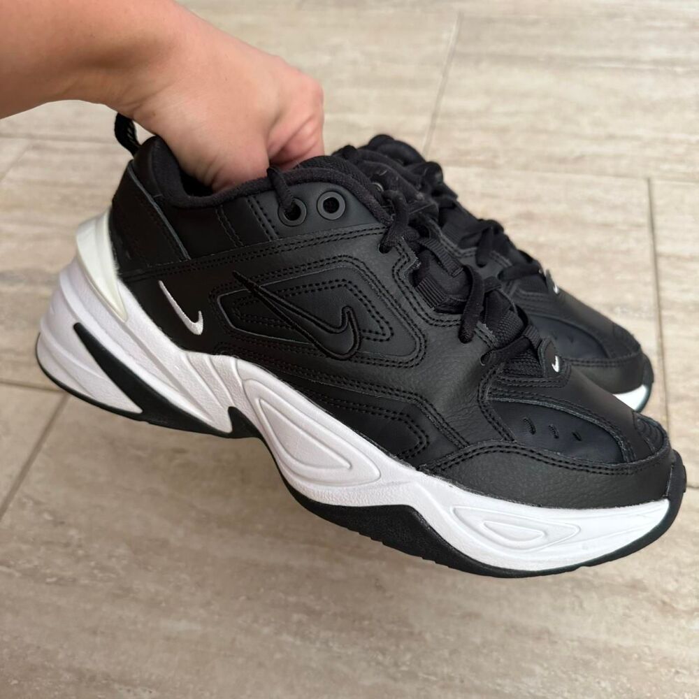 Nike M2K Tekno black white trainers sneakers women’s Size US 7 Sporty Gym